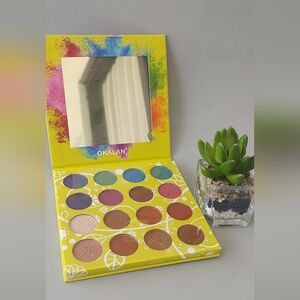 Eyeshadow Palette OKALAN Color Revelry 16 Color  Mattes And Glam Shimmer New
